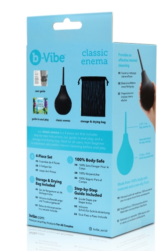Анальний душ B-Vibe для інтимних чорних ігор - 10