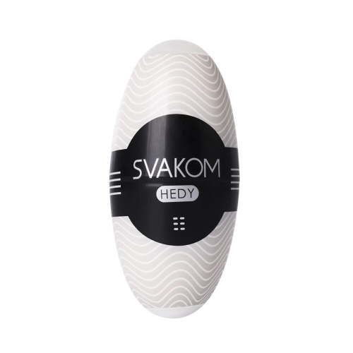 Яйце мастурбатор біле SVAKOM HEDY - 1