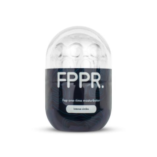 Мастурбатор яйцо прозрачного цвета FPPR  Circle Texture