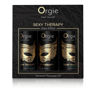Набір масажних масел з ароматами-афродизіаками Orgie SEXY THERAPY 3 штуки х 30 мл