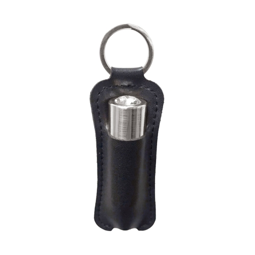 Віброкуль сріблястого кольору з сумкою на ланцюжку для ключів PowerBullet First Class Bullet - 4