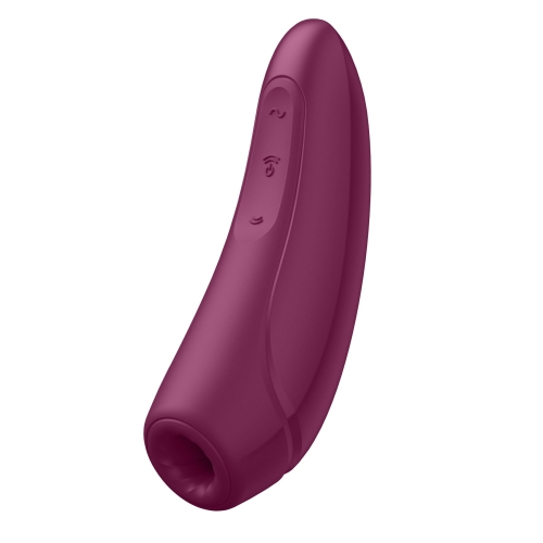Вакуумный клиторальный стимулятор Satisfyer Curvy 1 Сатисфаер Керви красный - 5