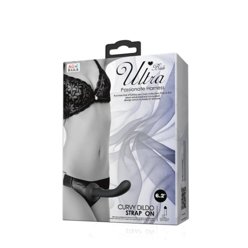 Страпон силиконовый копия мужского пениса с регулируемым размером Ultra Passionate Harness - 2