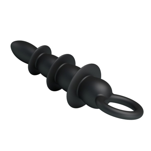Анальная пробка BLACK PRETTY LOVE  BI-014539 - 6