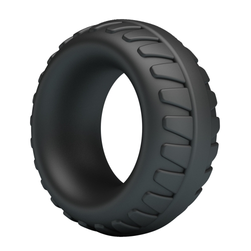 Ерекційне кільце на член чорне LYBAILE Crazy Bull №3 Dilson Super Soft - 3