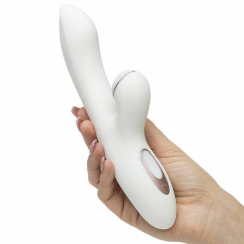 Вибратор-кролик с вакуумной стимуляцией клитора белый Satisfyer Pro + Plus G-Spot Rabbit - 8