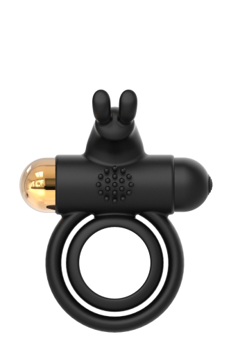 Ерекційне віброкільце Чорне для пеніса Dream Toys ELITE JOEL LUXXE - 2