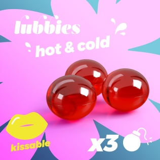 Шарики для массажа с охлаждающим и согревающим эффектом Crushious Lubbies 3 штуки