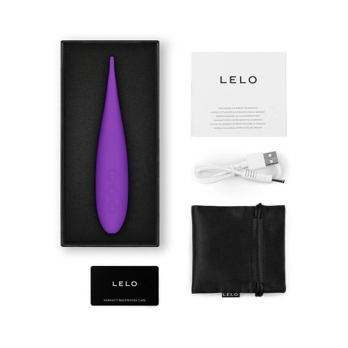 Клиторальный вибратор фиолетового цвета Lelo DOT Travel - 2