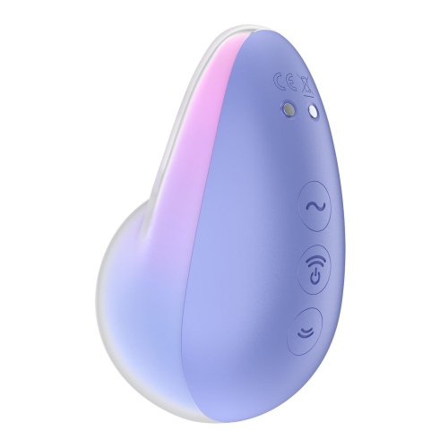 Вакуумний вібратор для клітора фіолетово рожевий Satisfyer Pixie - 4