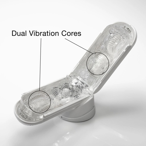 Мастурбатор с вибрацией белого цвета Tenga Flip Zero Gravity Electronic Vibration - 6