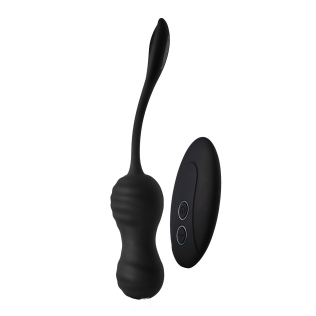 Віброяйце чорного кольору з пультом ДК Dream Toys DARK DESIRES VIRGINIA