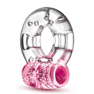Эрекционное виброкольцо розового цвета Blush PLAY WITH ME AROUSER 