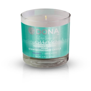 Свеча массажное масло с запахом Шалости DONA Scented 135 гр