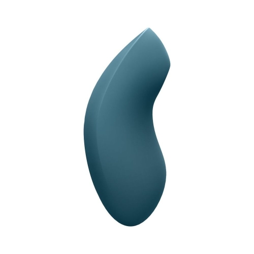 Вакуумный клиторальный стимулятор синего цвета Satisfyer Vulva Lover 2 - 2