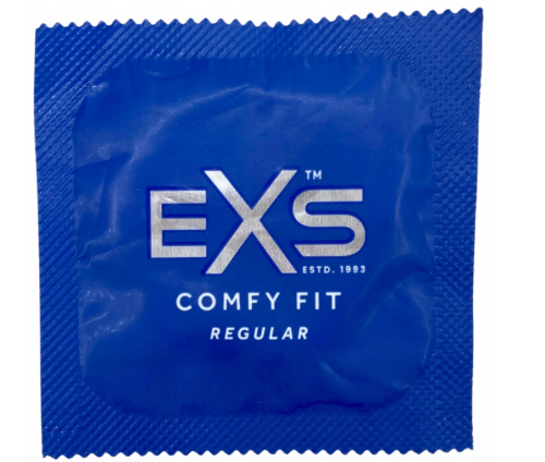 Презервативи тонкі веганські з натурального латексу ЕXS Comfy Fit Regular 1 штука - 1