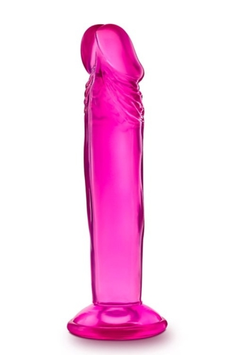 Анальная пробка в виде члена B YOURS SWEET N SMALL 6INCH DILDO PINK розовая - 2