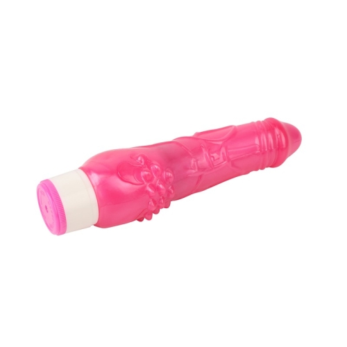 Вибратор реалистичный гелевый розового цвета Chisa Beginner Rider - 2