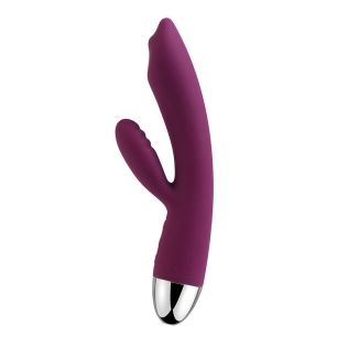 Вібратор кролик силіконовий фіолетовий Svakom Trysta Violet