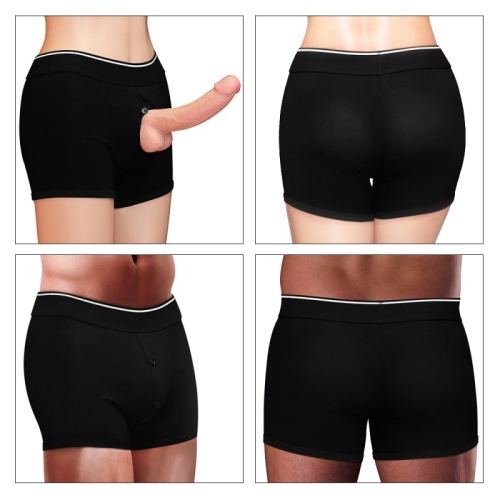 Шорти для страпону чорного кольору Lovetoy Ingen large розмір XL XXL - 2