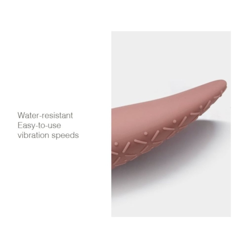Вібратор-масажер для клітора з ефектом руху мови коричневий Sweet Em - 5