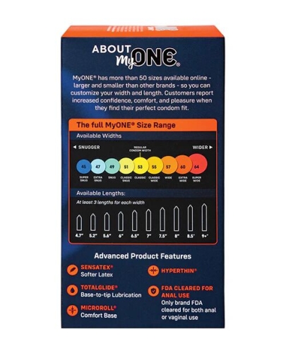 Презервативи зі збільшеними розмірами MyONE Extra Wide &amp;amp; Long 10 штук - 2