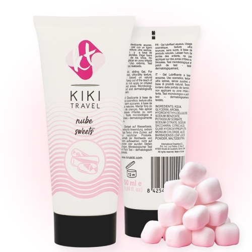 Оральний лубрикант на водній основі зі смаком цукерок Kiki Travel Nube Sweets 50 мл - 1