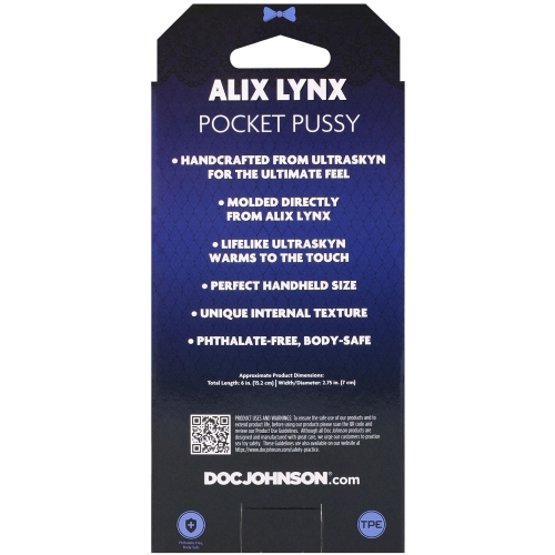 Мастурбатор Вагина порноактрисы Alix Lynx телесного цвета Doc Johnson - 6