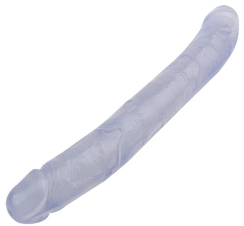 Двосторонній фалоімітатор прозорий CHISA Inch Dildo - 5