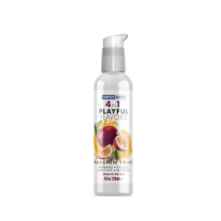 Смазка для орального секса на водной основе со вкусом маракуйя Swiss Navy 4 in 1 Wild Passion Fruit 118 мл