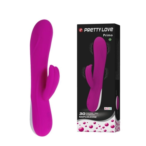 Вібратор зі стимуляцією клітора силіконовий Lybaile Pretty Love PRIMO - 1