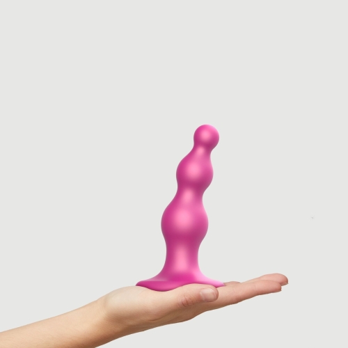 Насадка для страпону силіконова рожева Strap On Me Dildo розмір S - 2
