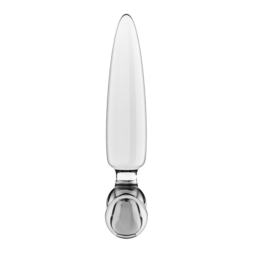 Трехсторонний стеклянный дилдо прозрачный Satisfyer Triple Crystal 1 Transparent - 4