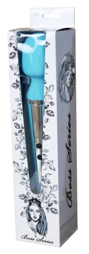 Вибромассажер пульсатор голубого цвета BOSS of TOYS Massager Genius - 6