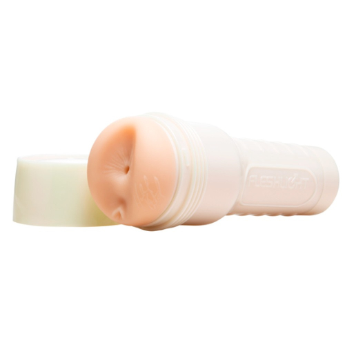Мастурбатор в колбе анус порноактрисы Maitland Ward бежевого цвета Fleshlight - 5