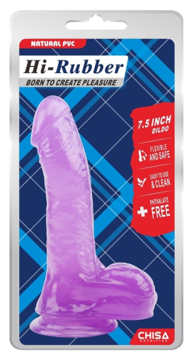 Фаллос на присоске реалистичный фиолетовый CHISA 7.5 Inch Dildo Purple - 6