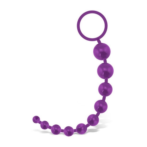 Анальні намисто з кільцем фіолетові Latetobed ​​G.flex Bendable Thai Anal Beads - 3
