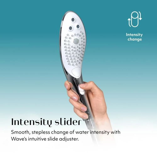 Насадка на душ для мастурбації білого кольору Womanizer Wave - 7