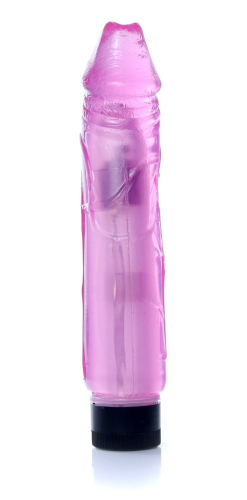 Вибратор реалистичный розовый Boss Series Juicy Jelly Multispeed длина 22 см диаметр 4 см - 3