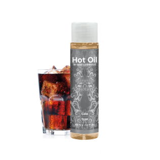 Зігріваюча їстівна масажна олія зі смаком коли Nuei HOT OIL 100 мл