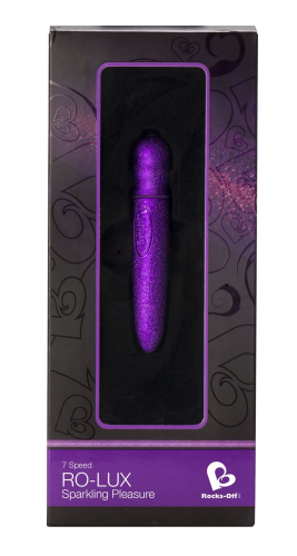 Вибропуля фиолетовая Rocks Off RO-Lux Sparkling - 2