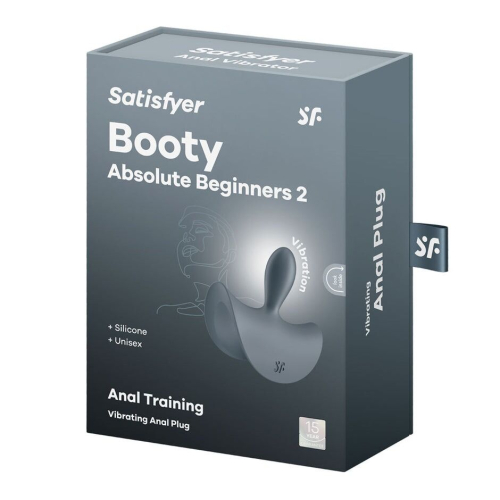 Анальна вібропробка сірого кольору Satisfyer Booty Absolute Beginners 2 - 7