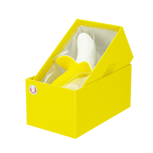 Вибратор для точки G и для клитора водонепроницаемый желтый Banana Bliss Mini Silicone Vibrator 10 режимов вибрации - 6