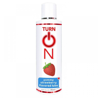Оральний лубрикант на водній основі зі смаком полуниці Wet Yummy Strawberry Lube 178 мл
