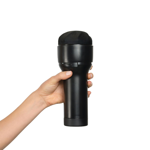 Мастурбатор для чоловіків у колбі чорного кольору Kiiroo FeelSensation Stroker - 3