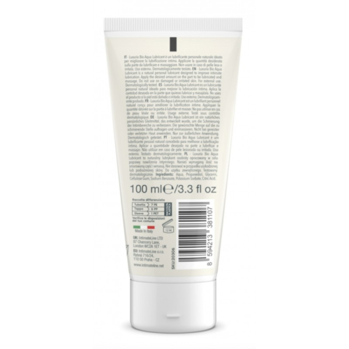 Натуральный лубрикант на водной основе Intimateline Luxuria Bio Aqua Lubricant 100мл - 2