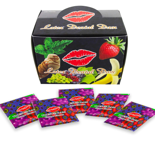 Набор латексных салфеток Satin Dams Assorted 100 шт - 2