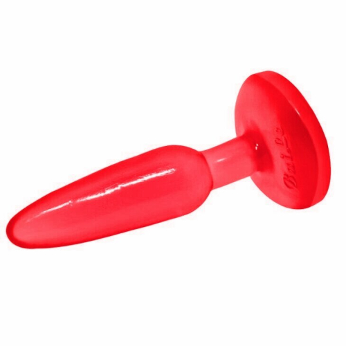 Анальна пробка на присоску Червона Butt plug LYBAILE - 4
