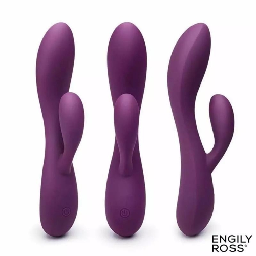 Вібратор для жінок для стимуляції клітора та зони G-spot Engily Ross Bacall Vibe Injected Liquified Silicone Double Motor - 3