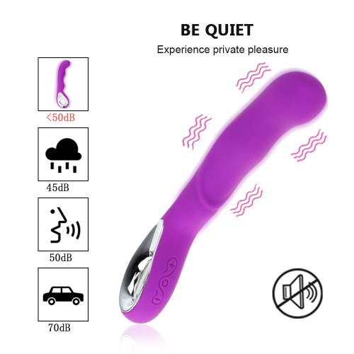 Вибратор вагинальный и для точки G фиолетовый Cottelli Collection Point G - 2